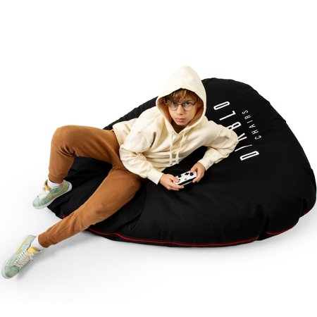 Pufa gamingowa Diablo Chairs: czarna